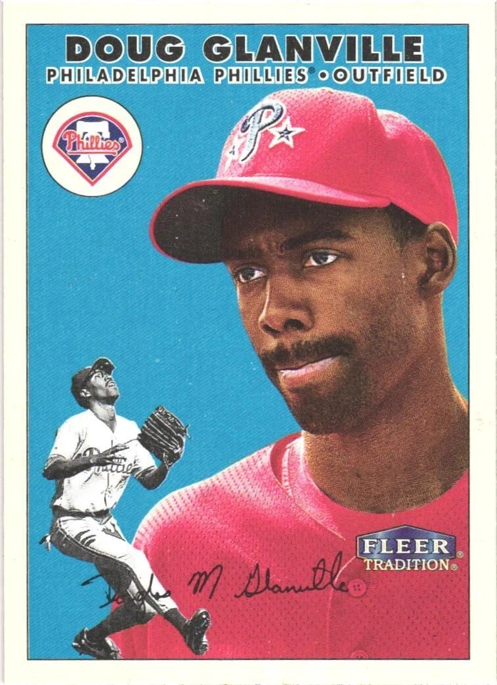 2000 Fleer Tradition #65 Doug Glanville Philadelphia Phillies Baseball Card - Image 1 of 2