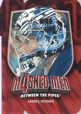 2011-12 Between The Pipes Masked Men IV Ruby Die Cuts #MM-37 James Reimer