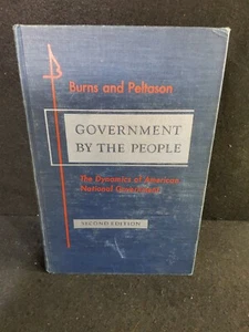 Government By The People: The Dynamics of... by Burns / Peltason 2nd Edition HC - Picture 1 of 12