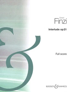FINZI INTERLUDE Op21 Oboe & String Orchestra Score - Picture 1 of 1