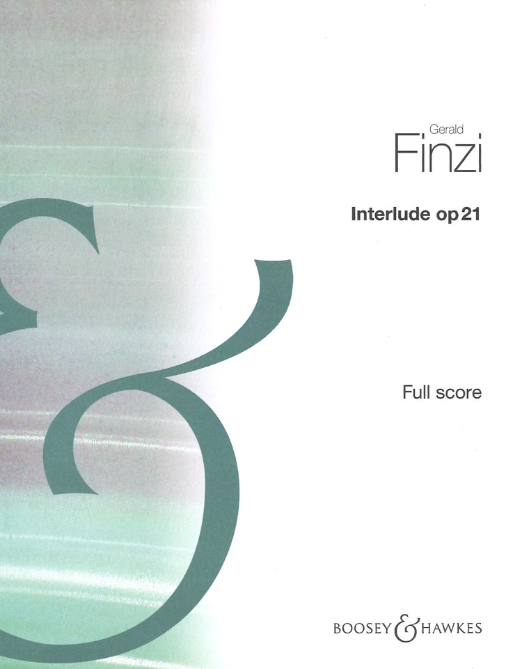 FINZI INTERLUDE Op21 Oboe & String Orchestra Score - Image 1 of 1