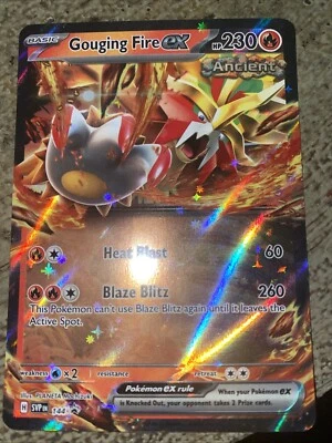Gouging Fire ex 144 Sv: Scarlet & Violet Promo Cards Holo - Image 1 of 2
