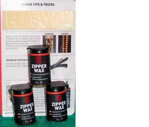 Bienenwachs McNett® SCUBA Reißverschlusswachs 20 Gramm Dose oder 14 oder 28g Platte Biber (Bienen!) - Bild 1 von 11