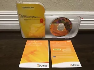 Microsoft OneNote Home and Student 2007 Product Key Insets And Case - Picture 1 of 14