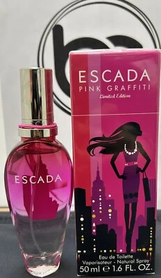 ESCADA PINK GRAFFITI EDICIÓN LIMITADA MUJER 1,6 OZ EAU DE TOILETTE SPRAY Foto 1 de 3
