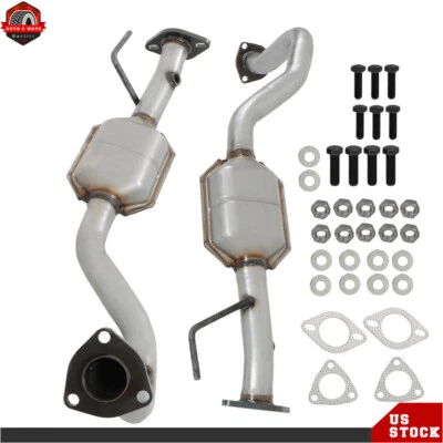 Both Left+Right Catalytic Converter Set For Isuzu Rodeo 98-02 / Amigo 98-99 3.2L - Изображение 1 из 4