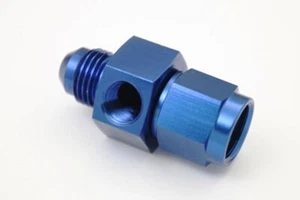 AN 6 Male to 6AN Female 1/8 NPT Side Gauge Port Sensor Adapter Take Off Fitting - Picture 1 of 4