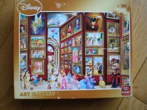 1500 PIECE JIGSAW PUZZLE by KING - DISNEY ART GALLERY - Picture 1 of 2