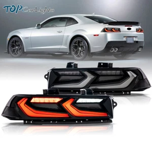 VLAND 2xSmoked LED Tail Lights For 2014-2015 Chevrolet Chevy Camaro Rear Lamps - Bild 1 von 12