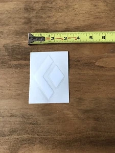 Black Diamond White Logo Sticker/Decal Outdoor Hiking Backpack Approx 3”x4” - Picture 1 of 1