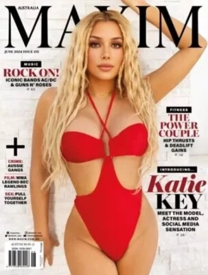Maxim Australia Edición 155 Junio 2024/ KATIE KEY Foto 1 de 3