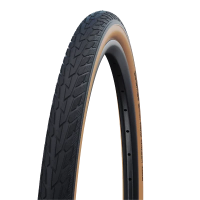 Schwalbe Road Cruiser 28/32-630 schwarz/hellbraun Drahtreifen K-Guard 27x1 1/4 - Bild 1 von 3