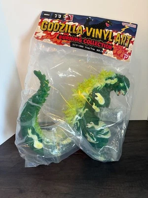 Frog Tree Gva Godzilla Plex Ukiyo Noe Green Bandai Plex  Soft Vinyl USA Seller - Image 1 of 4