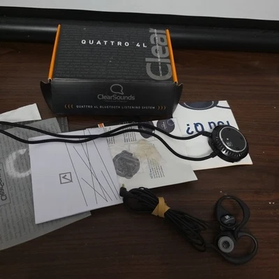Audífono ClearSounds Quattro 4 L Bluetooth bobina en T dispositivo de escucha coclear R Foto 1 de 3