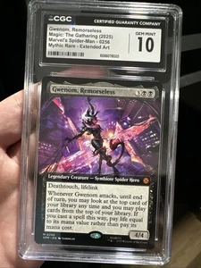 Gwenom, Remorseless (Extended Art) Marvel's Spider-Man Mythic CGC 10 Gem Low Pop - Bild 1 von 6