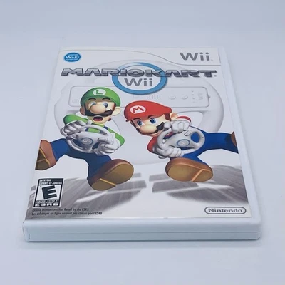 Mario Kart Wii Nintendo, 2008 - Complete with Manual and 2 Inserts CIB Tested - Image 1 of 4