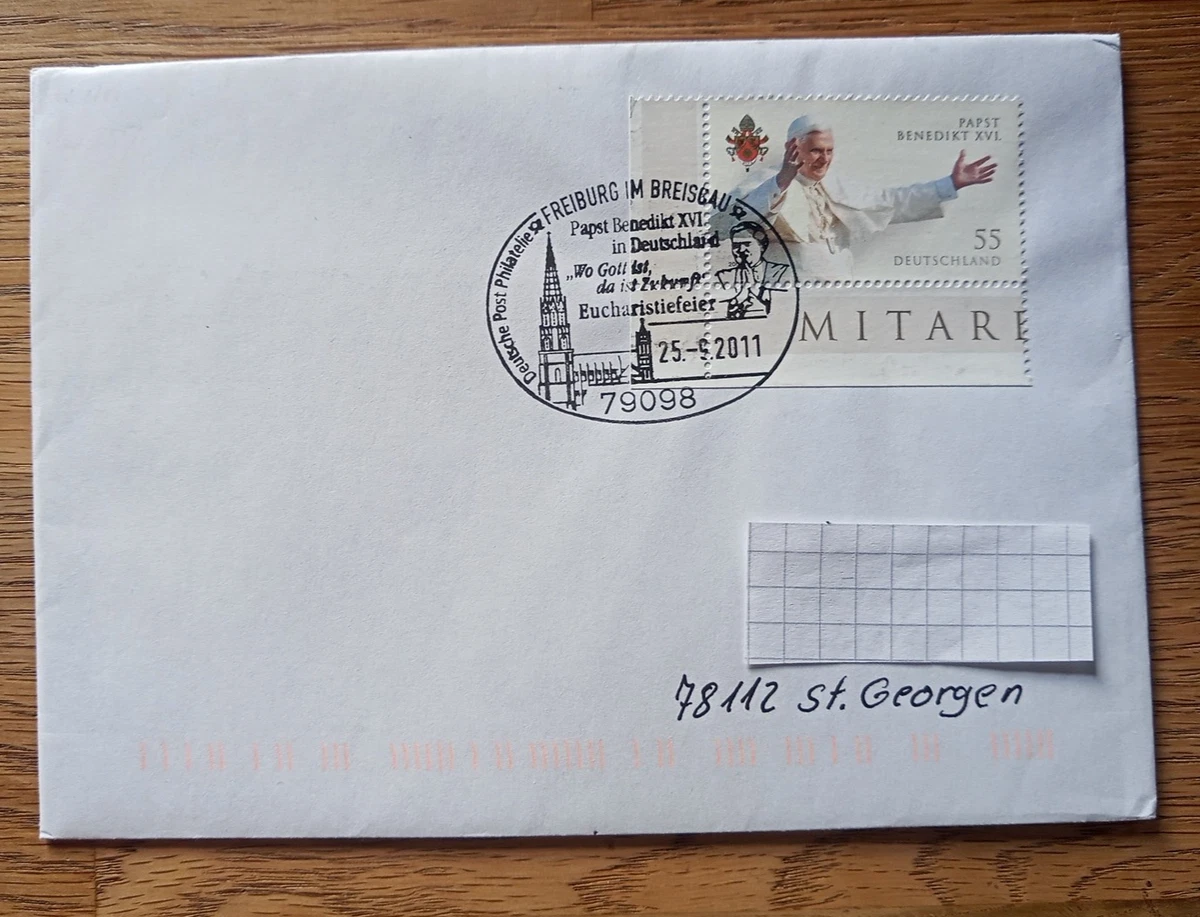 Prophila Collection Rumänien Briefmarken – Kompletter Satz 5972-5973 (2005, Papst Benedikt XVI), Postfrisch MNH