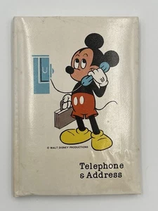 Vintage Walt Disney Productions Mickey Mouse Telefon & Adressbuch - Bild 1 von 6