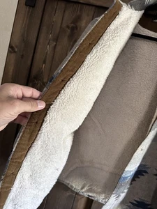 Jachs New York Men's small Wool Blend Jacket Sherpa Lining, Aztec Sweater - Picture 1 of 12