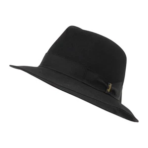 SOMBRERO HOMBRE CAPPELLO UOMO BORSALINO ALESSANDRIA TESA MEDIA M0919 - Imagen 1 de 4