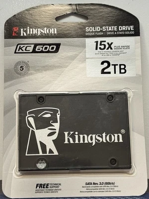 NEW Kingston 2TB Solid State Drive SATA 3.0 SKC600/2048G - Image 1 of 3