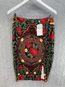 Farm For Anthropologie Women's Size S Black Floral Long Skirt NWT - Picture 1 of 5