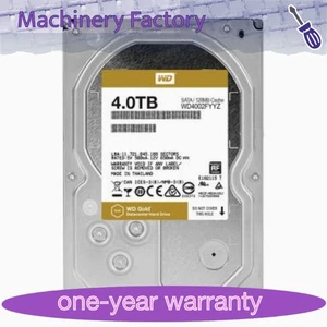 WD Gold Enterprise WD4002FYYZ 4TB 7200 RPM 6Gb/s 128MB 3.5" Internal Hard Disk - Picture 1 of 3
