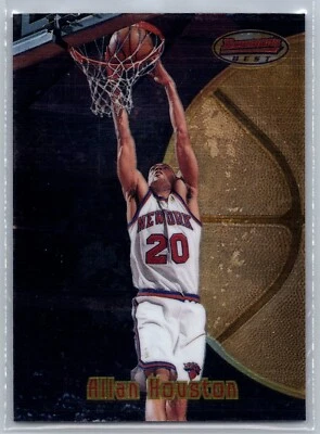 1998 TOPPS BOWMAN'S BEST Card # 72 Allan Houston - New York Knicks - Image 1 of 2