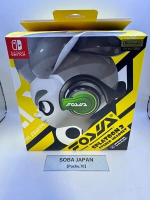 Splatoon 2 HORI Headphones NSW-047 Empera Hook HDP Nintendo Switch Used - Image 1 of 4