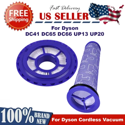 Filtro de motor HEPA previo y posterior para Dyson DC41 DC65 DC66 Ball Animal 2/3 Mk2 ERP Foto 1 de 3