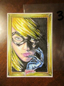 2014 Rittenhouse Marvel Dangerous Divas S2 Colored Sketch Achilleas Kokkinakis - Picture 1 of 2
