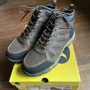 Carhartt CMH4180 Work Hiker Boot Size 12 M Waterproof Lightweight Brown/Black - Picture 1 of 9