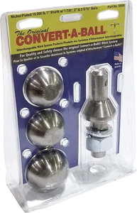 900B Nickel-Plated Shank with 3 Balls - 1" - Picture 1 of 2