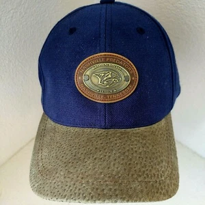 American Needle Hat NHL Nashville Predators Hockey Cap Adjustable Leather Strap - Picture 1 of 12