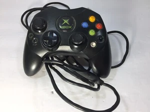 Mando Original Xbox S Tipo Negro Cableado *PROBADO* - Imagen 1 de 3