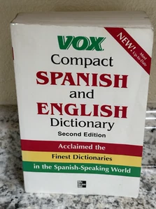 Vox Compact Spanish and English Dictionary Paperback - Picture 1 of 3