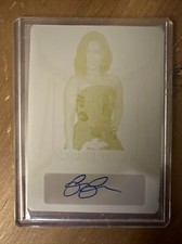 2023 Leaf Pop Century EMILIA CLARKE Thrones Printing Plate Autograph Auto 1/1