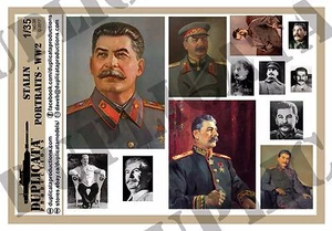 Diorama/Accesorio Modelo - 1/35 Retratos Soviéticos de Stalin - Segunda Guerra Mundial - Imagen 1 de 3