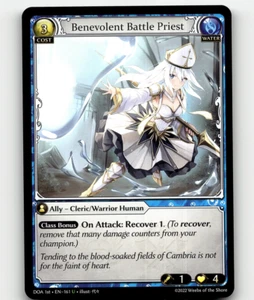 Grand Archive TCG Benevolent Battle Priest Dawn of Ashes 1st Ed. - Picture 1 of 1