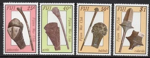 Clubes de guerra antiguos Fiji 1986 SG747-50 sin montar o montada - Imagen 1 de 1