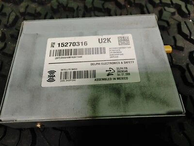 07 08 09 MÓDULO DE CONTROL RECEPTOR DE SATÉLITE RADIO CHEVROLET EQUINOX 25912359 OEM Foto 1 de 4