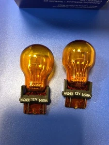 Wagner Lighting 3457NA Miniature Lamp, Incandescent, Amber, 3457na, Pair ! - Picture 1 of 5