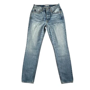 GRLFRND Women's Karolina Button Fly High-Rise Skinny Jeans Size 27 in Last Dance - Picture 1 of 11