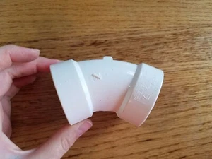 1 1/2" 2" 45 Elbow NIBCO Plumbing Pipe Fitting PVC DWV HxH NEW! CP4806  - Picture 1 of 10