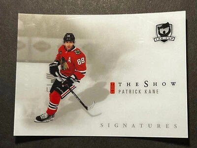 2021-22 The Cup The Show Branco PROVA DE ARTISTA COSTAS EM BRANCO Patrick Kane Blackhawks - Imagem 1 de 2
