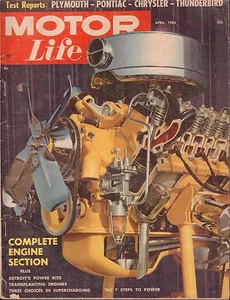 Motor Life April 1956 Complete Engine Section 022817nonDBE2 - Imagen 1 de 1