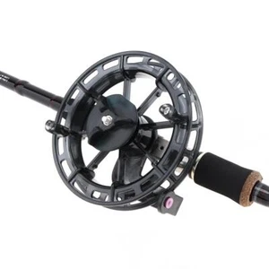 1X Black Ultralight Fishing Reel ABS Plastic Former Ice Fishing Wheel Right Hand - Picture 1 of 1