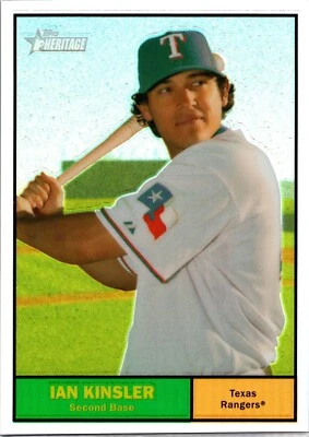 2010 Topps Heritage - Chrome Refractor #C65 Ian Kinsler /561 - Image 1 of 2