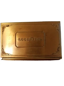 ANTIQUE GOODYEAR PERPETUAL CALENDAR/NOTEPAD HOLDER - Picture 1 of 2