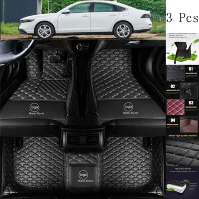 For Fiat 500 500L 500X Car Floor Mats Luxury Custom Auto Carpets Mats Waterproof - Image 1 of 4